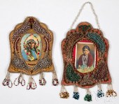 TWO IROQUOIS INDIAN BEADED PIC