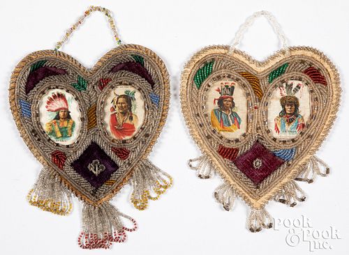 TWO IROQUOIS INDIAN DOUBLE