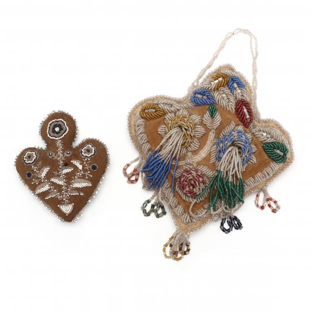 TWO IROQUOIS WHIMSY PILLOWS Late