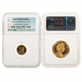 TWO ISLE OF MAN GOLD VIKING NO