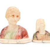 Two Italian Alabaster Busts
La