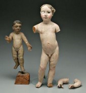 Two Italian Baroque carved fig