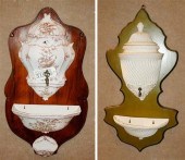 Two Italian Ceramic Lavabos an