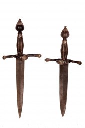 TWO ITALIAN COMPANION DAGGERST