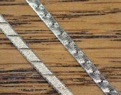 TWO ITALIAN MADE GOLD CHAIN NE