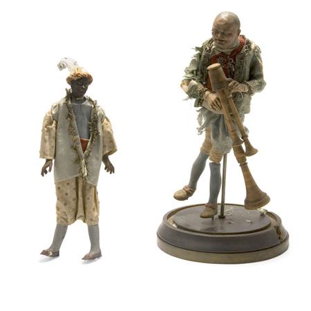Two Italian Papier Mache and