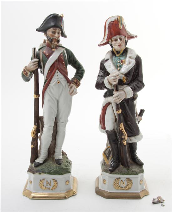 * Two Italian Porcelain Figures