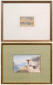 Two Italian School watercolors