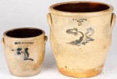 TWO ITHACA, NEW YORK STONEWARE