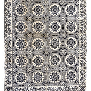 Two Jacquard Coverlets, One by