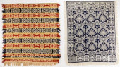 TWO JACQUARD COVERLETS<br>Two