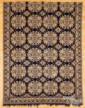 TWO JACQUARD COVERLETSTwo Jacq