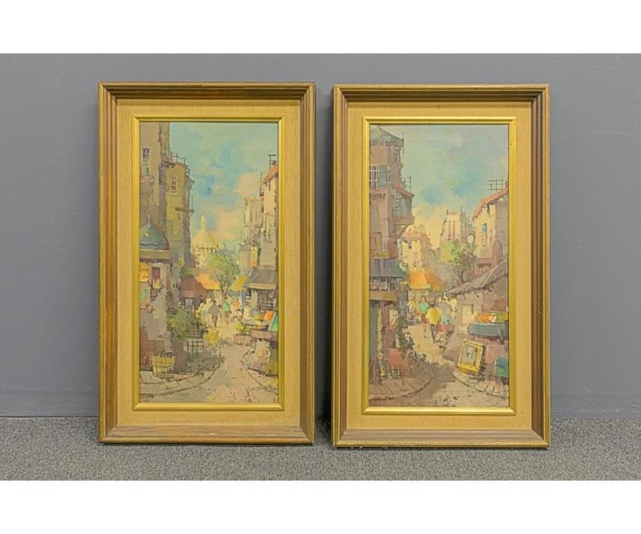 Two Jacques Cordier (1937-1975) oil