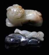 Two Jade Carvings Chinese, 19t