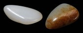 Two Jade Pebbles Chinese: one