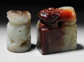 Two Jade Seals Possibly Han, c