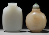 Two Jade Snuff Bottles Qing Dy