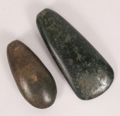Two jadeite celts; both are Pr