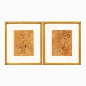TWO JAMALI FIGURAL WORKS ON CO