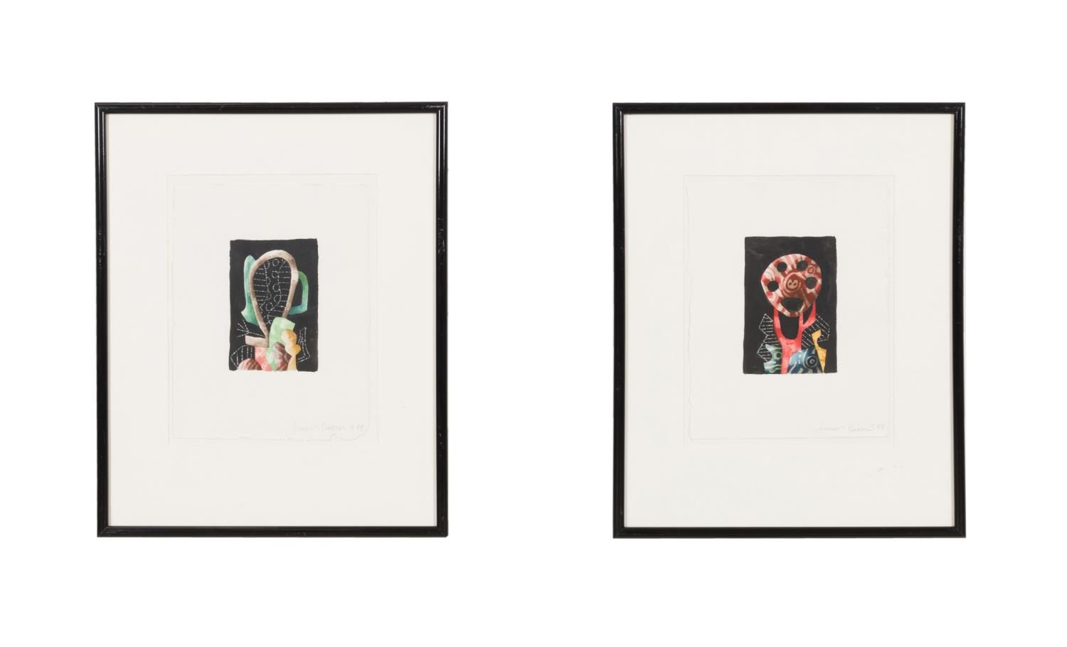 TWO JAMES HANSEN SURREALIST