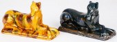 TWO JAMES KISER REDWARE RECUMB