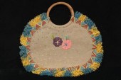 Two Jamin Peuch round raffia t