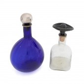 TWO JAN BARBOGLIO BLOWN GLASS