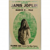 Two Janis Joplin Concert Poste