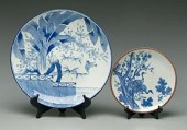Two Japanese blue and white ch