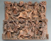 TWO JAPANESE CARVED AND UNDERC