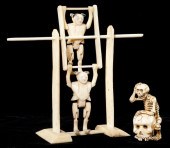 Two Japanese Carvings: an Okim