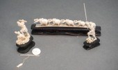 TWO JAPANESE CARVINGS OF FISHE