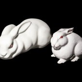 Two Japanese Ceramic Figures o