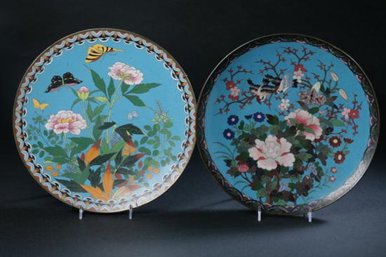 TWO JAPANESE CLOISONN? ENAMEL
