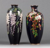 Two Japanese cloisonne enamel