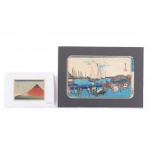 TWO JAPANESE COLOR WOODBLOCK P