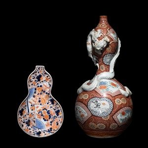 Two Japanese Imari and Kutani