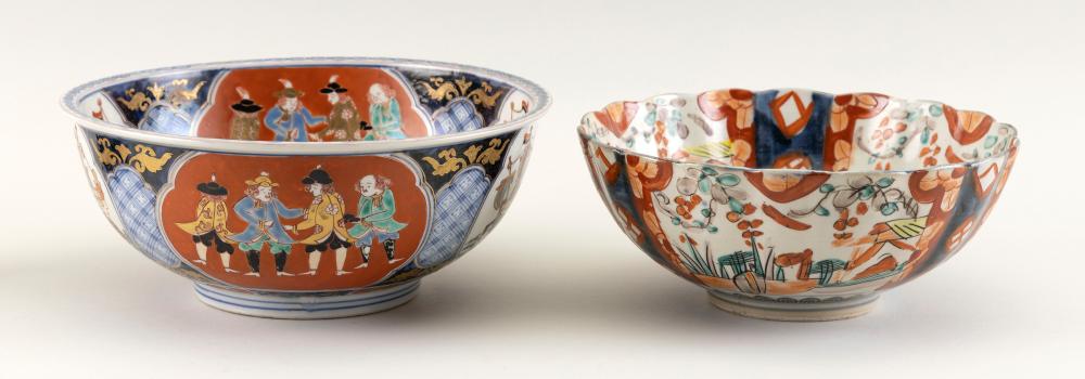 TWO JAPANESE IMARI PORCELAIN