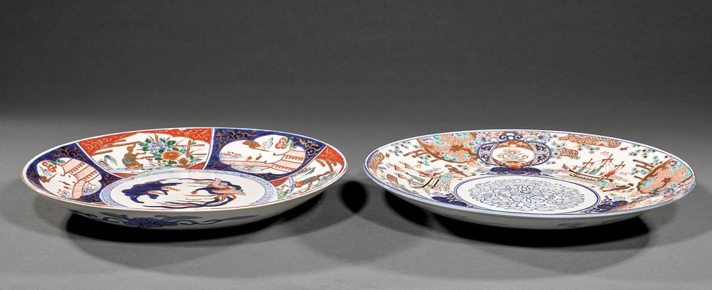 TWO JAPANESE IMARI PORCELAIN