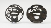 TWO JAPANESE IRON MOKKO GATA T
