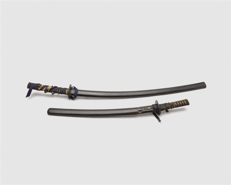 TWO JAPANESE KATANA SWORDSTwo