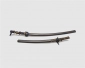 TWO JAPANESE KATANA SWORDSTwo
