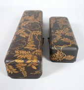 TWO JAPANESE LACQUER DOCUMENT