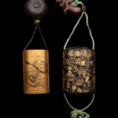 Two Japanese Lacquer Inro
19TH