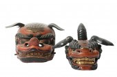 TWO JAPANESE MEIJI SHISHI GASH