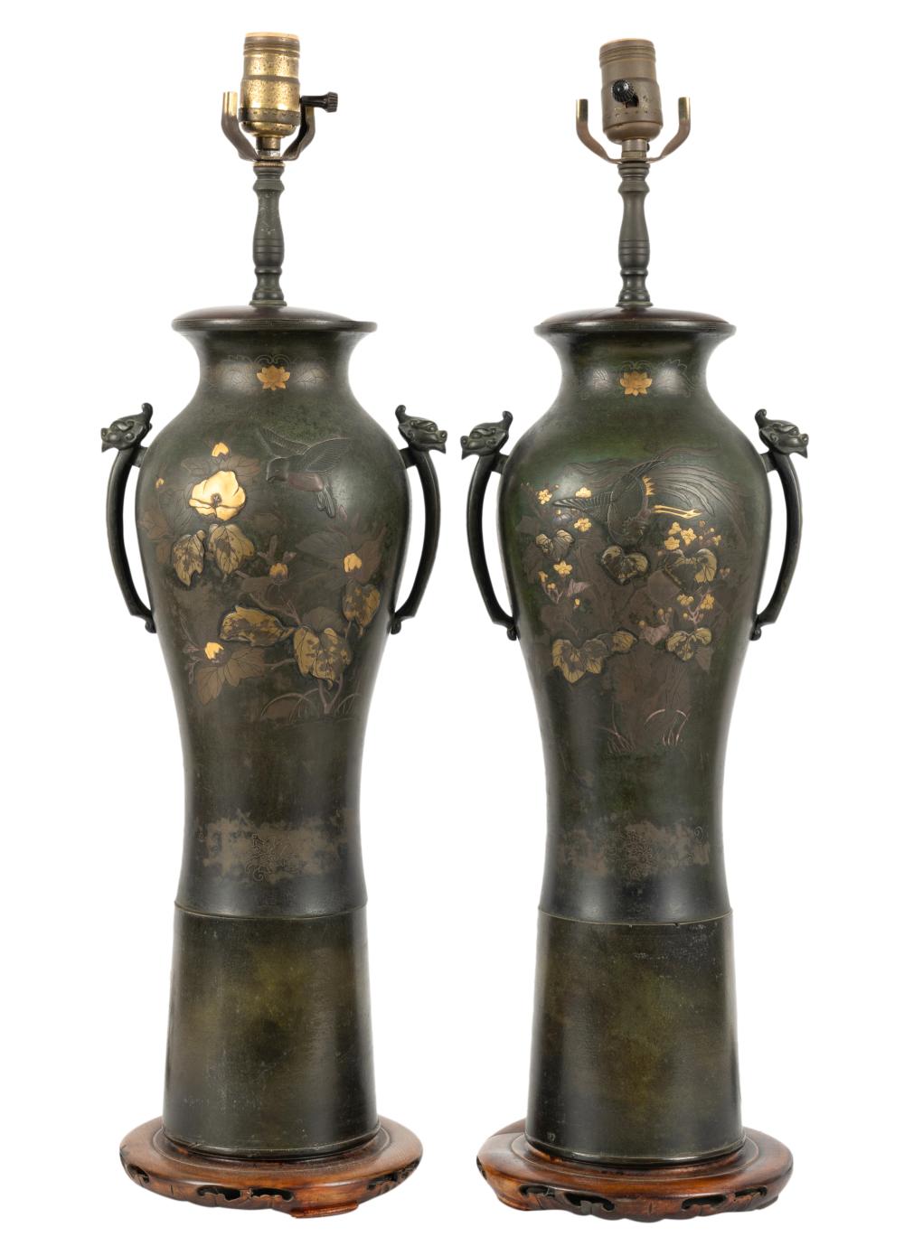 TWO JAPANESE MIXED-METALS
