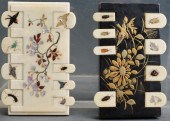 TWO JAPANESE MOTHER-OF-PEARL A