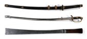 Two Japanese naval swords: kai