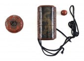 TWO JAPANESE NETSUKE-RELATED L
