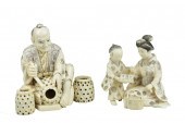 TWO JAPANESE OKIMONO, THE FIRS